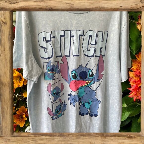 NEW!!! DISNEY STITCH Print T-Shirt Crew Neck / Short Sleeves - Size XL - Picture 3 of 9